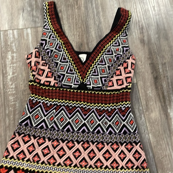 ANTHROPOLOGIE Akemi +  Kim Geo-Embroidered Column Dress size 8 - Picture 7 of 10